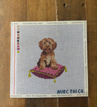 Dog on pillow
